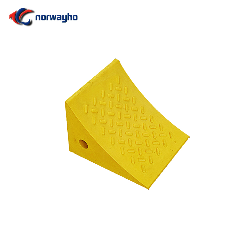NWH-WCK02 Max Load Capacity 10T Polyurethane Wheel Chock, Safety Wheel Stopper