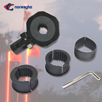 NWH-CBM 1"/1.5"1.75"/2" DIAMETER ALUMINUM ADJUSTABLE CLAMP BRACKET FOR WHIP